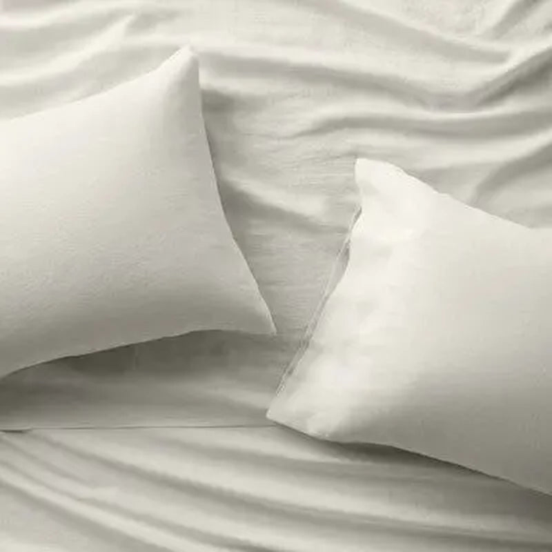 New - 100% Washed Hemp Solid Sheet Set Dark - Casaluna