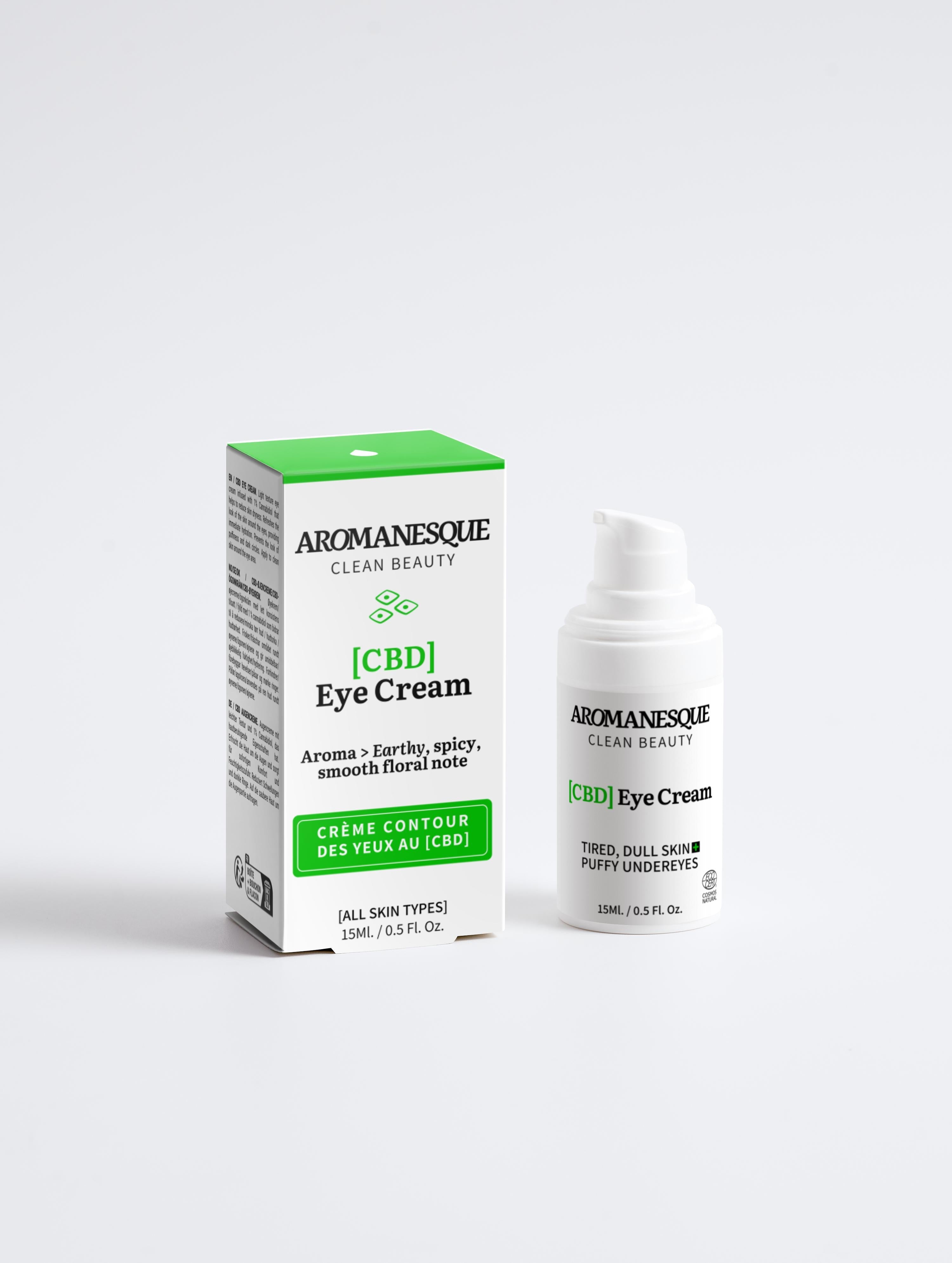 Aromanesque Calming CBD Eye Cream - 15Ml-0