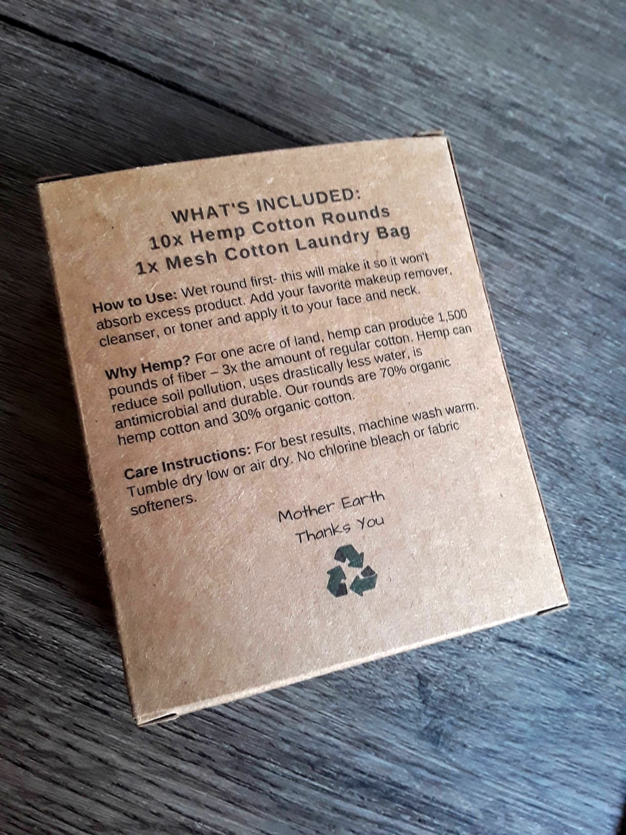 Reusable Hemp Cotton Rounds-3
