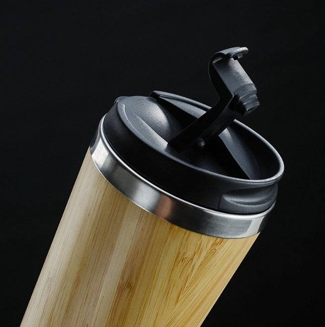 Bamboo Coffee Cup – 14oz Thermal Insulating, Eco-Friendly Mug-2