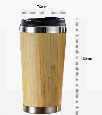 Bamboo Coffee Cup – 14oz Thermal Insulating, Eco-Friendly Mug-4