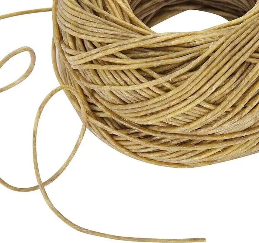 200 FT 100% Organic Hemp Wick, Hemp Wick Well Coated Natural Beeswax for Hemp Wi