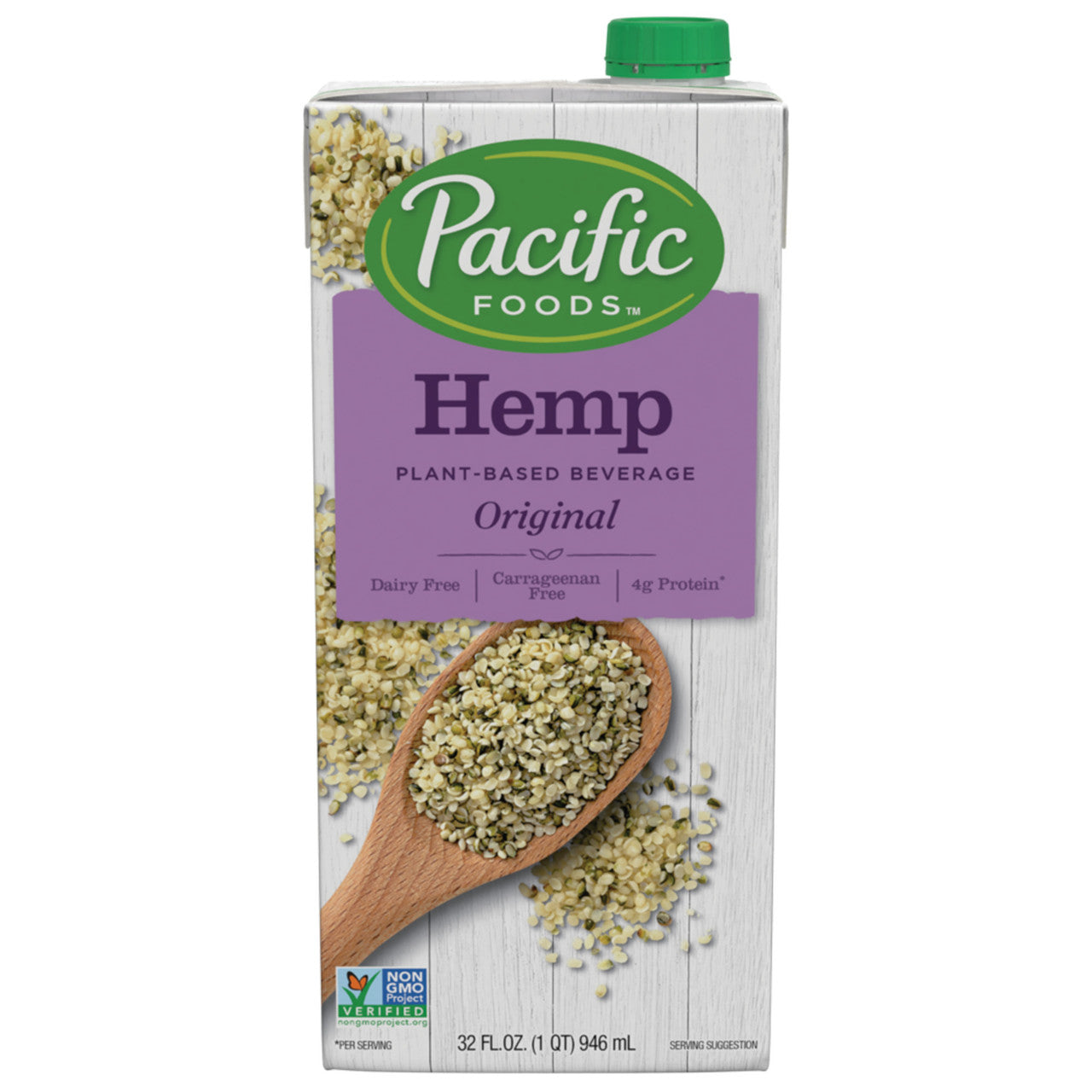 Pacific Natural Original Hemp Milk Non Dairy Beverage (12x32 Oz)-0