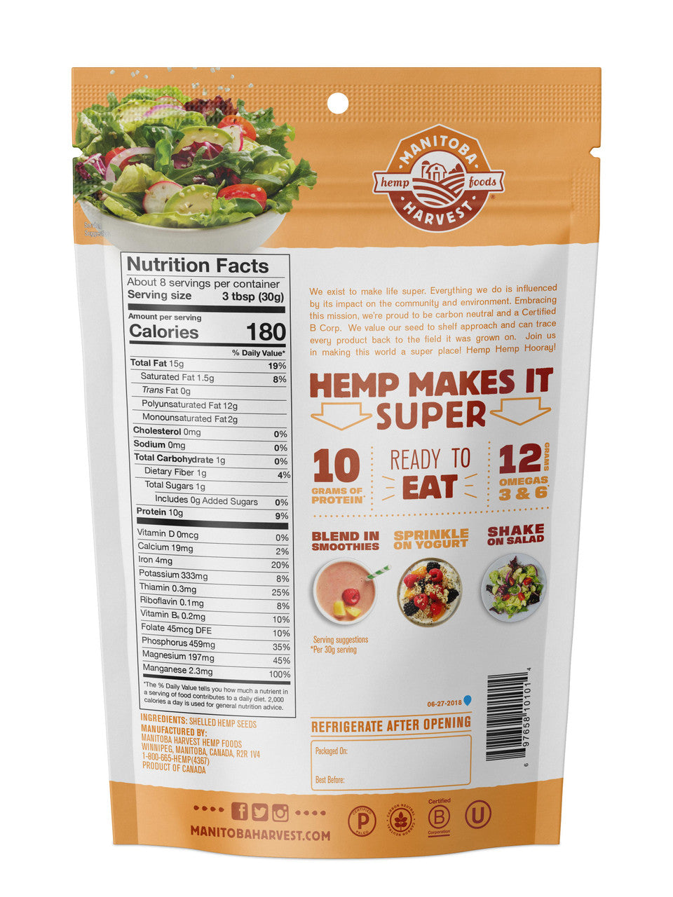 MANITOBA HEMP HEARTS ( 8 X 8 OZ   )-6