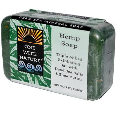 One With Nature Hemp Soap Peppermint (7Oz)-0