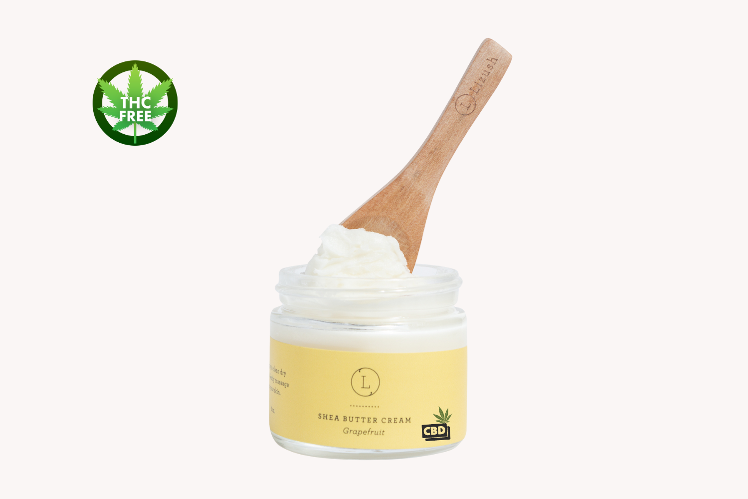 CBD Grapefruit Shea Butter Body Cream with CBD, Shea Body Lotion (THC free)-0