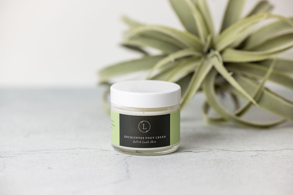 CBD Eucalyptus Shea Butter Foot Cream with CBD (THC free)-2