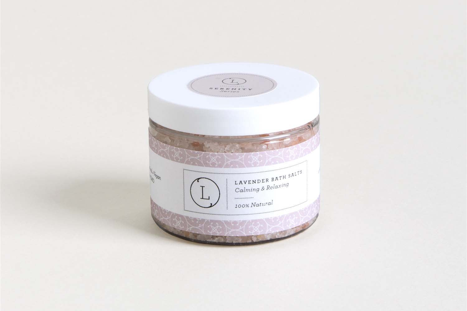 CBD Lavender Natural Bath Salt Soak with CBD. Made with Dead sea, Epsom and Himalayan salts-1