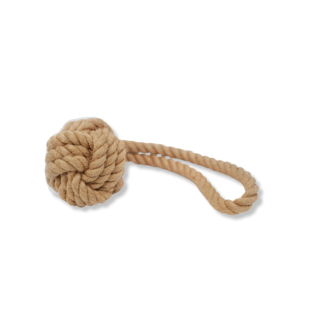 Natural Hemp Tug Rope Ball-0