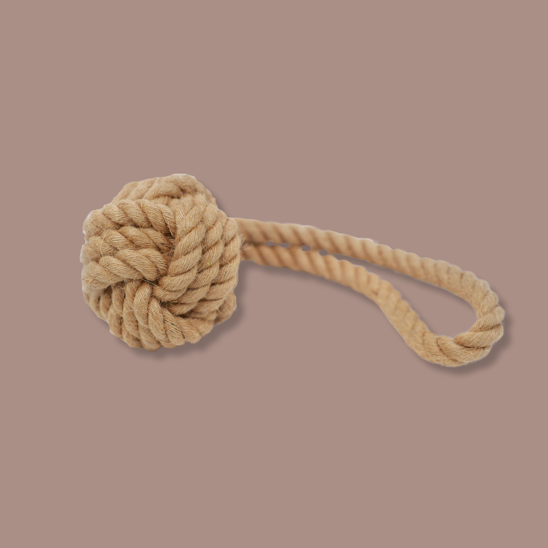 Natural Hemp Tug Rope Ball-1