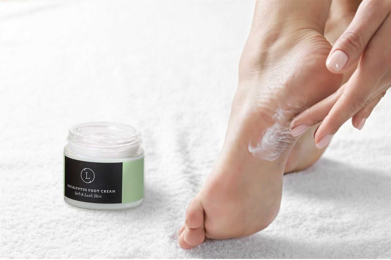 CBD Eucalyptus Shea Butter Foot Cream with CBD (THC free)-1