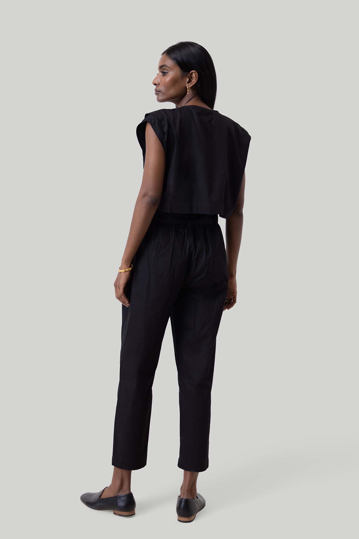 Summer Jive Jumpsuit in Black-1