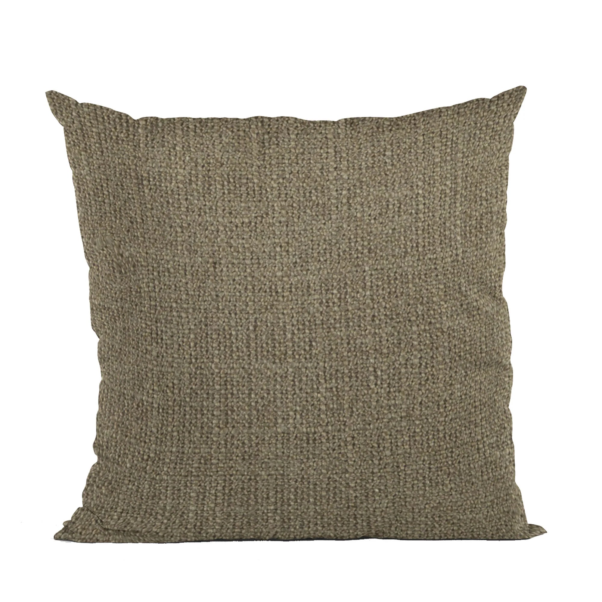 Plutus Hemp Wall Textured Solid, with Open Weave. Luxury Throw Pillow