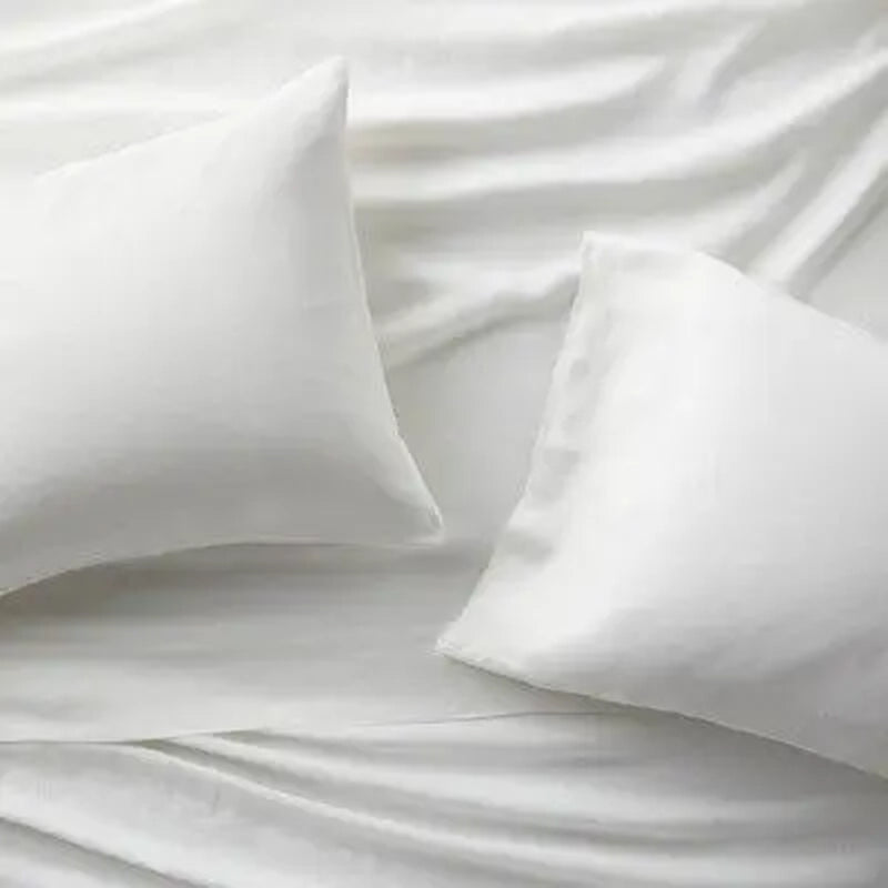 New - 100% Washed Hemp Solid Sheet Set Dark - Casaluna