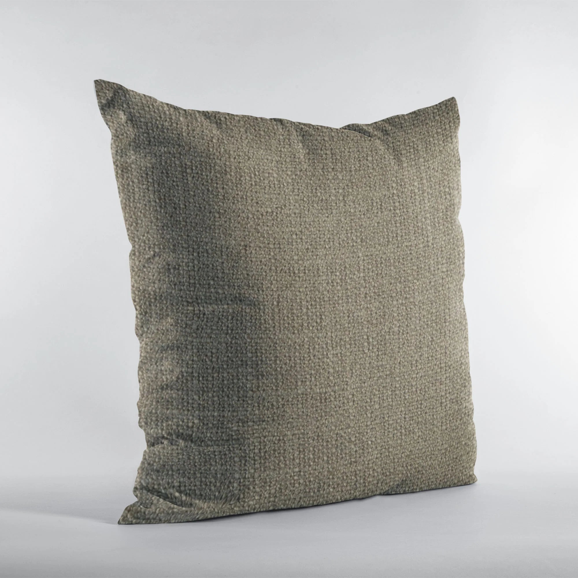 Plutus Hemp Wall Textured Solid, with Open Weave. Luxury Throw Pillow