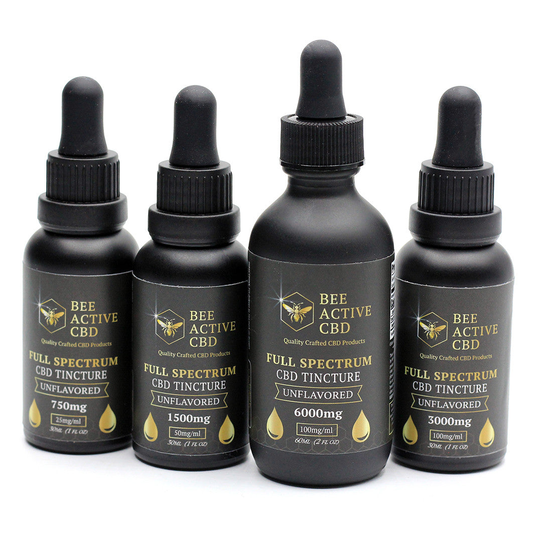 Bee Active CBD Full-Spectrum Tincture Unflavored-0