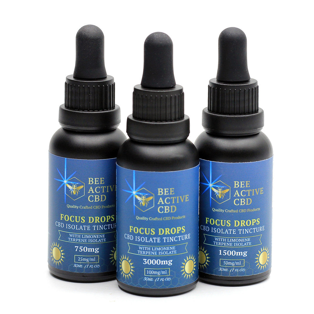 Bee Active CBD Focus Drops Isolate-0