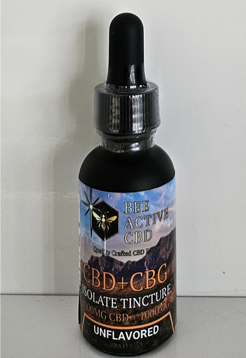 Bee Active CBD+CBG Isolate Tincture-0