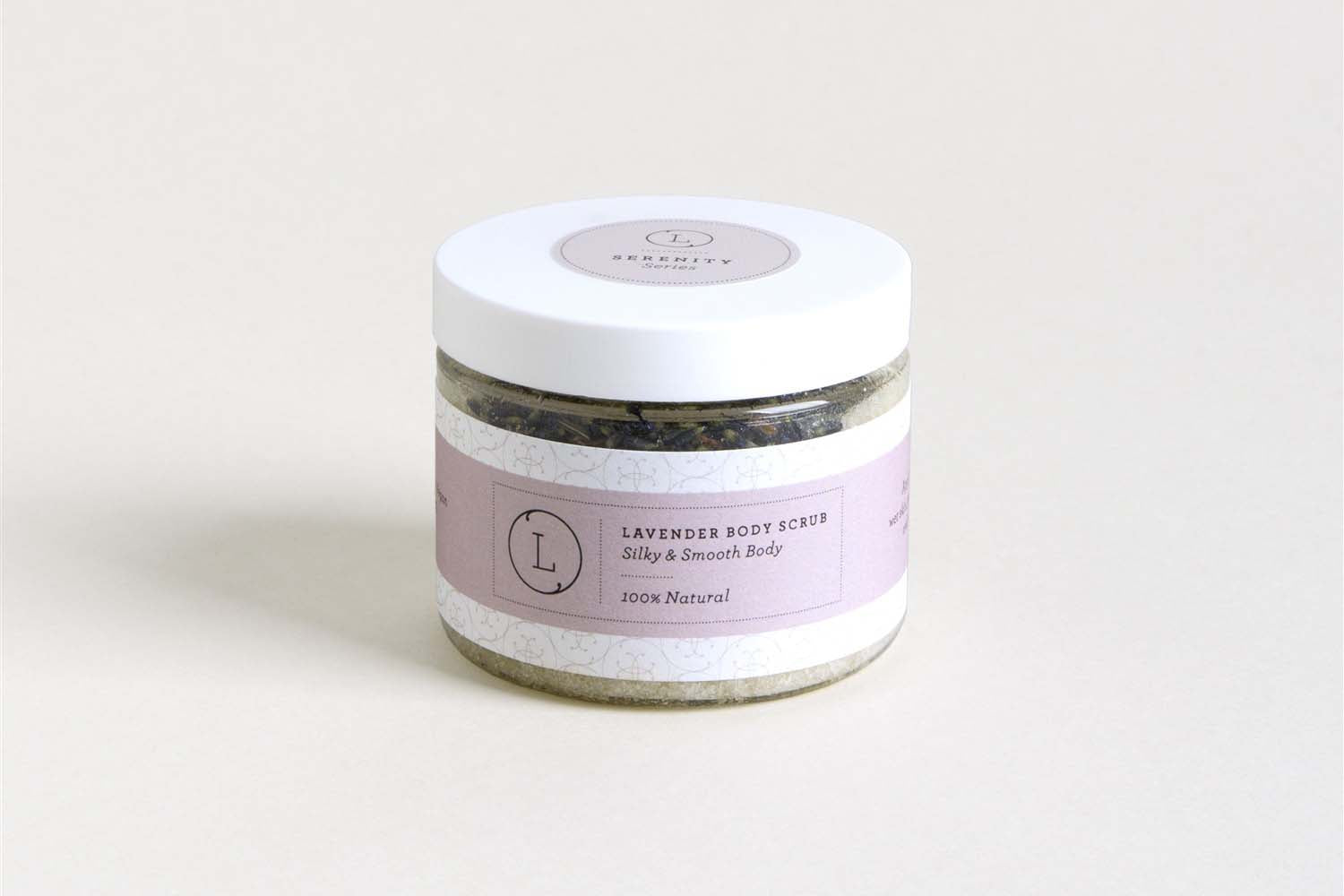 CBD Lavender Body Scrub with CBD, Natural Body Salt Scrub (THC free)-1