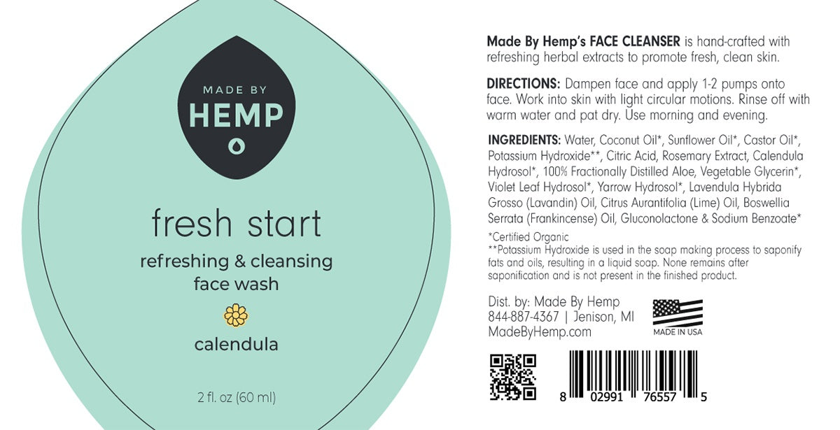 Fresh Start Face Wash - LEE HEMP OILS