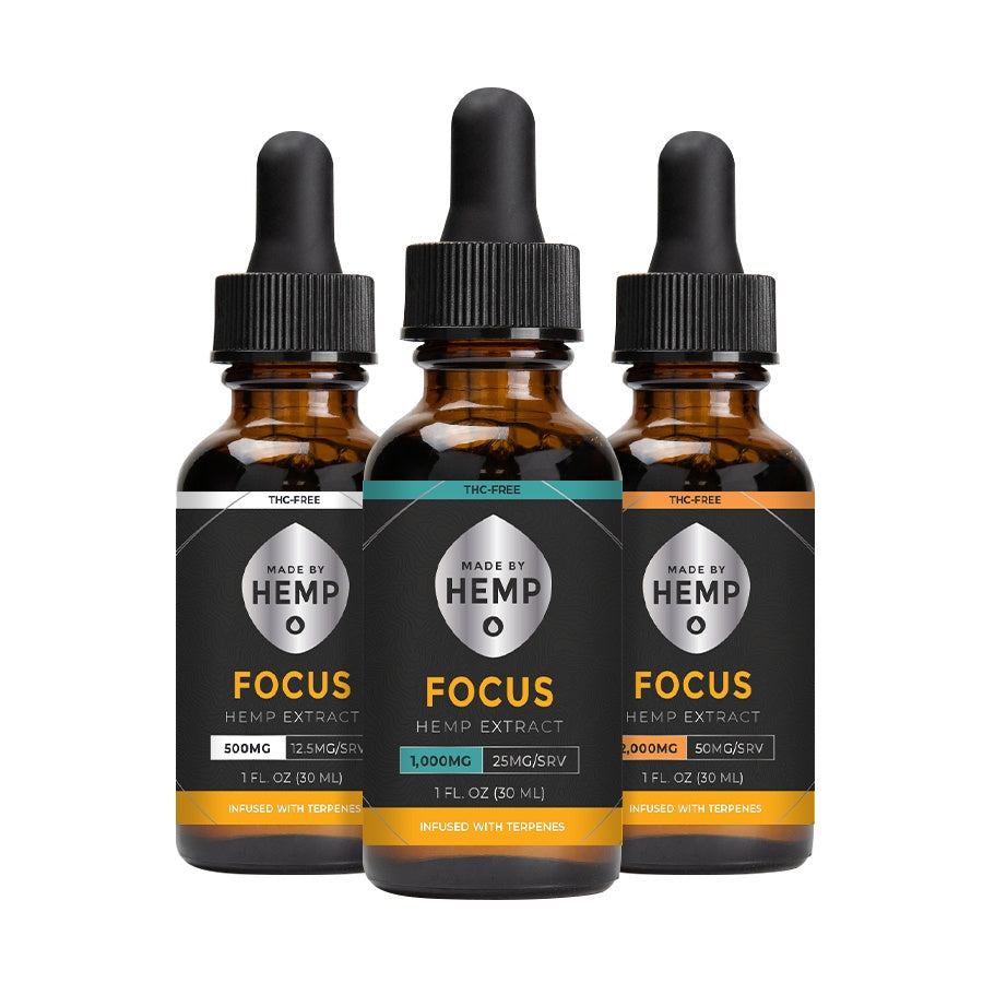 FOCUS/Hemp Extract Drops - LEE HEMP OILS