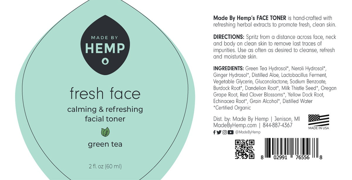 Fresh Face Toner - LEE HEMP OILS